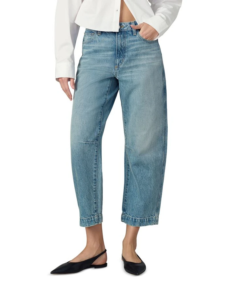 The Wilder High Rise Relaxed Barrel Jeans Sincere