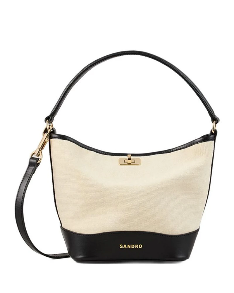 Small Canvas Bucket Bag
