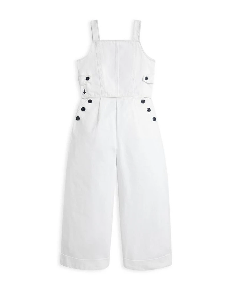Girls' Cotton Canvas Top & Pant Set - Big Kid