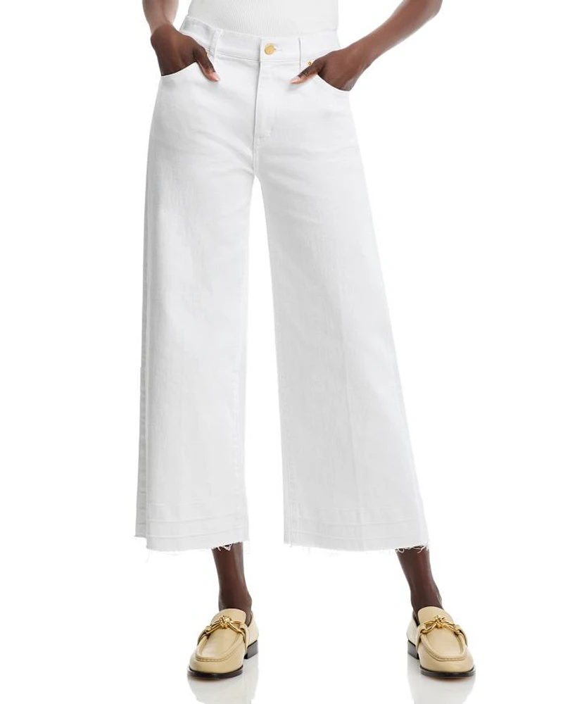 Rafaella High Rise Ankle Jeans White - Exclusive