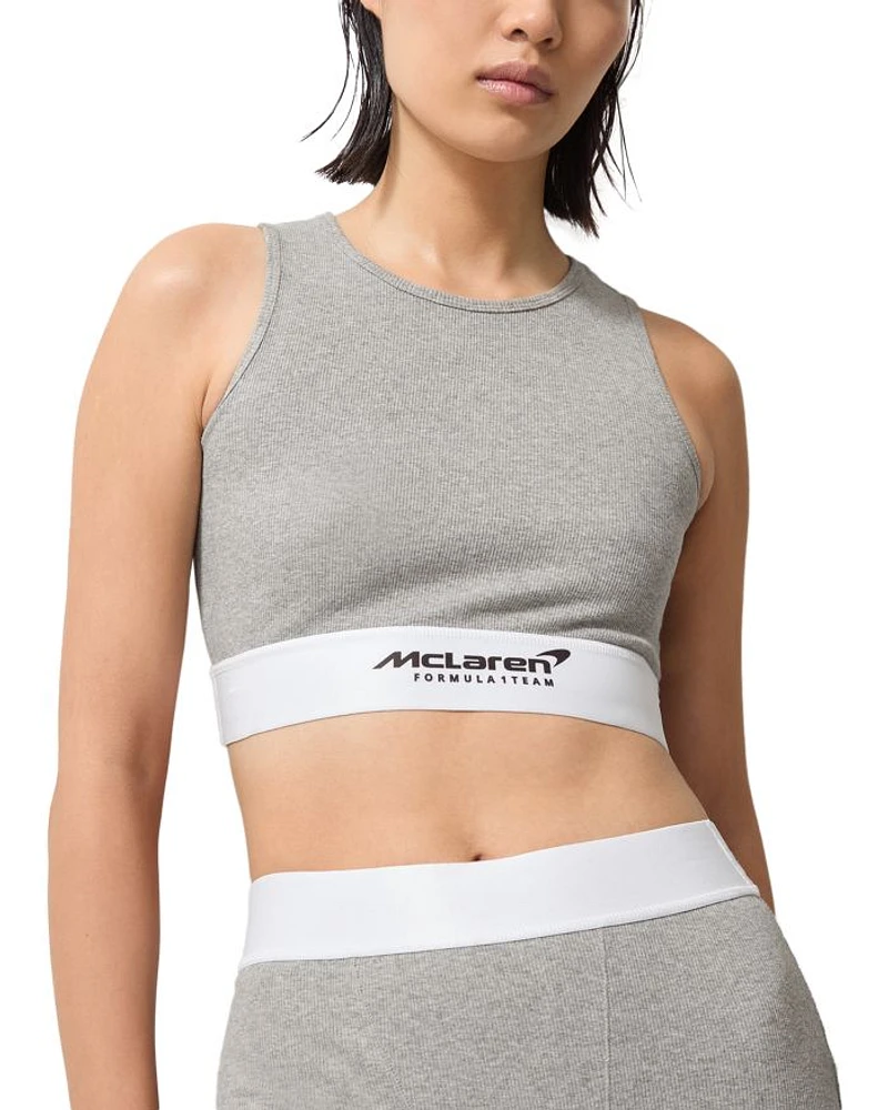 McLaren F1 Team Ribbed Cropped Vest