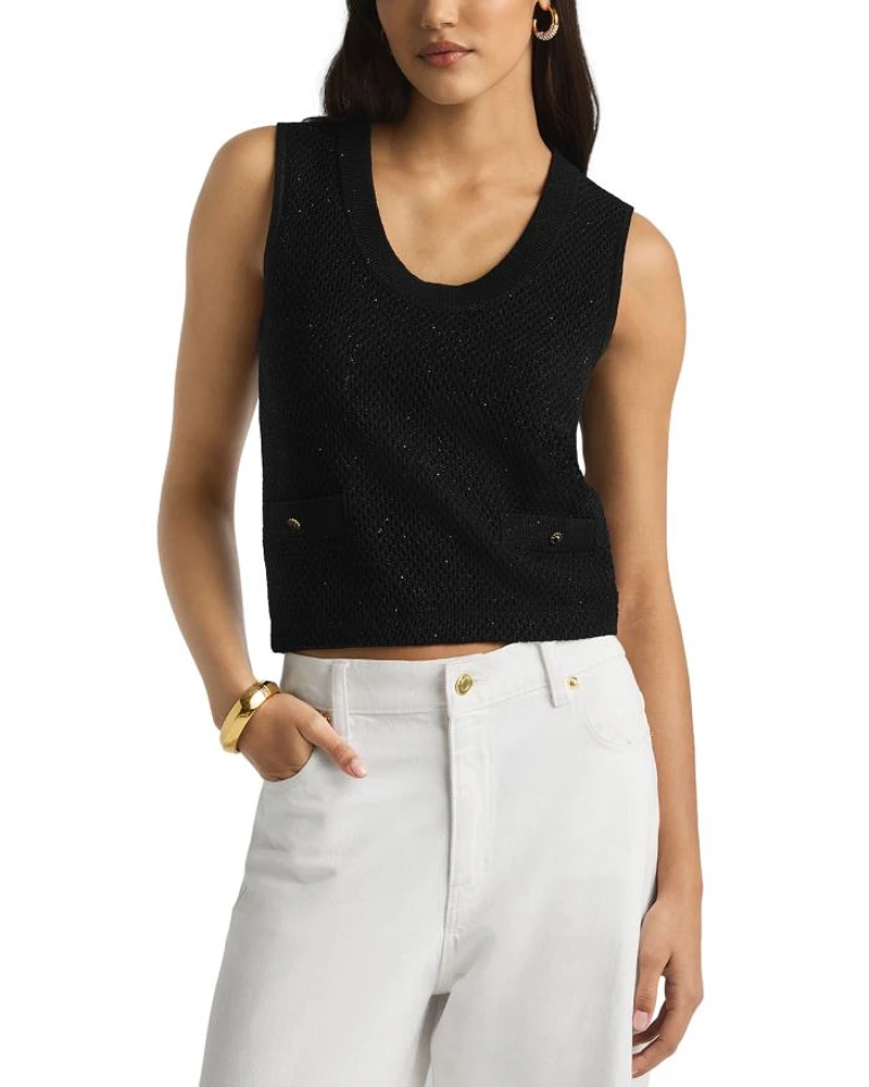 Micro Sequin Sweater