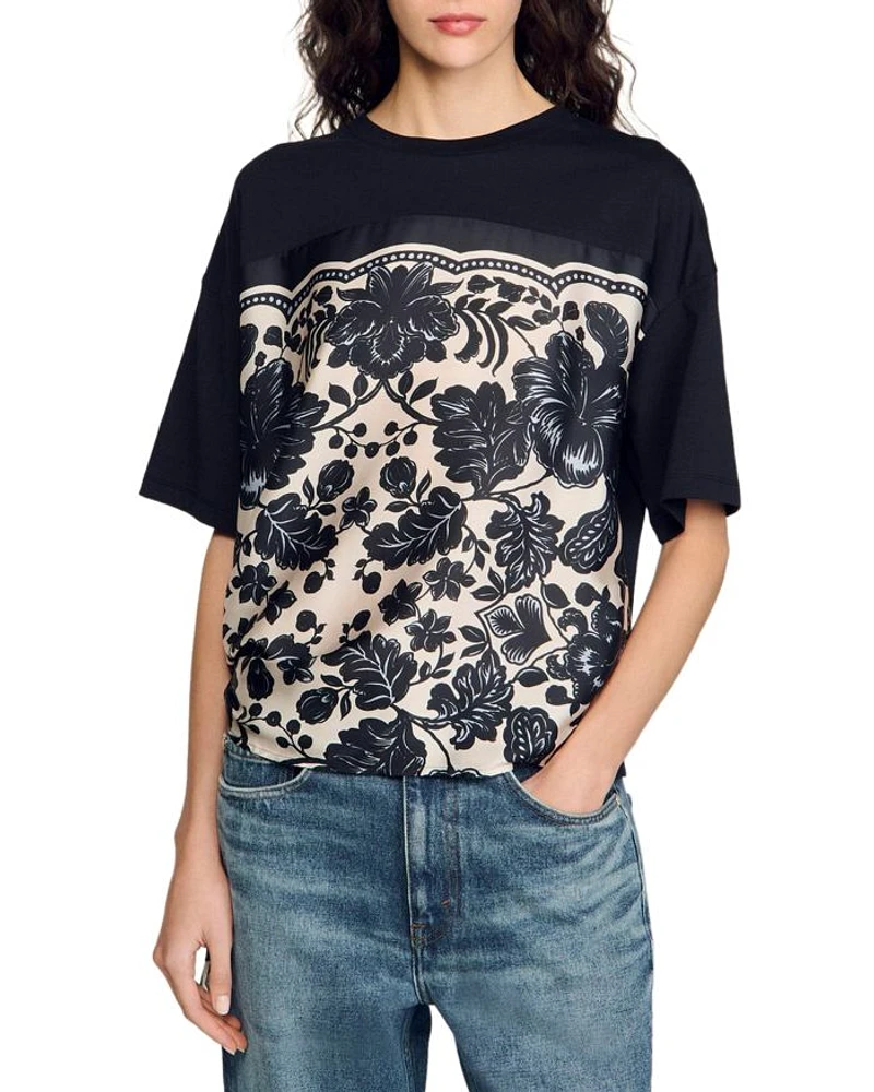 Floral Print Tee