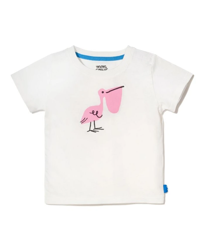 Unisex Recycled Cotton Pelican T-Shirt - Baby
