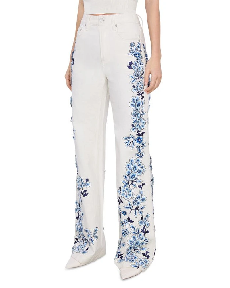 Weezy Floral Embroidered Pants