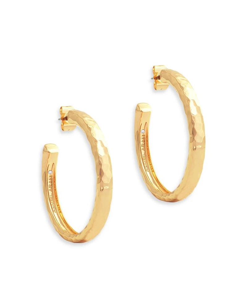 Farrier Medium Hoop Earrings