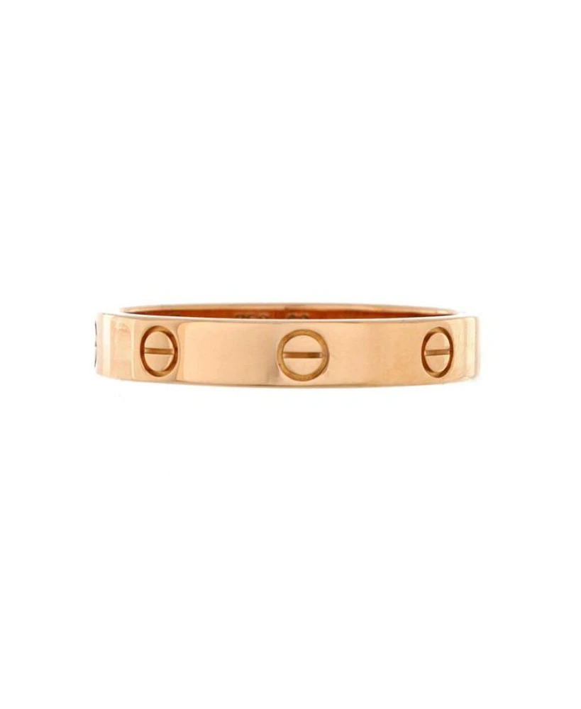 Love Wedding Band Ring 18K Rose Gold