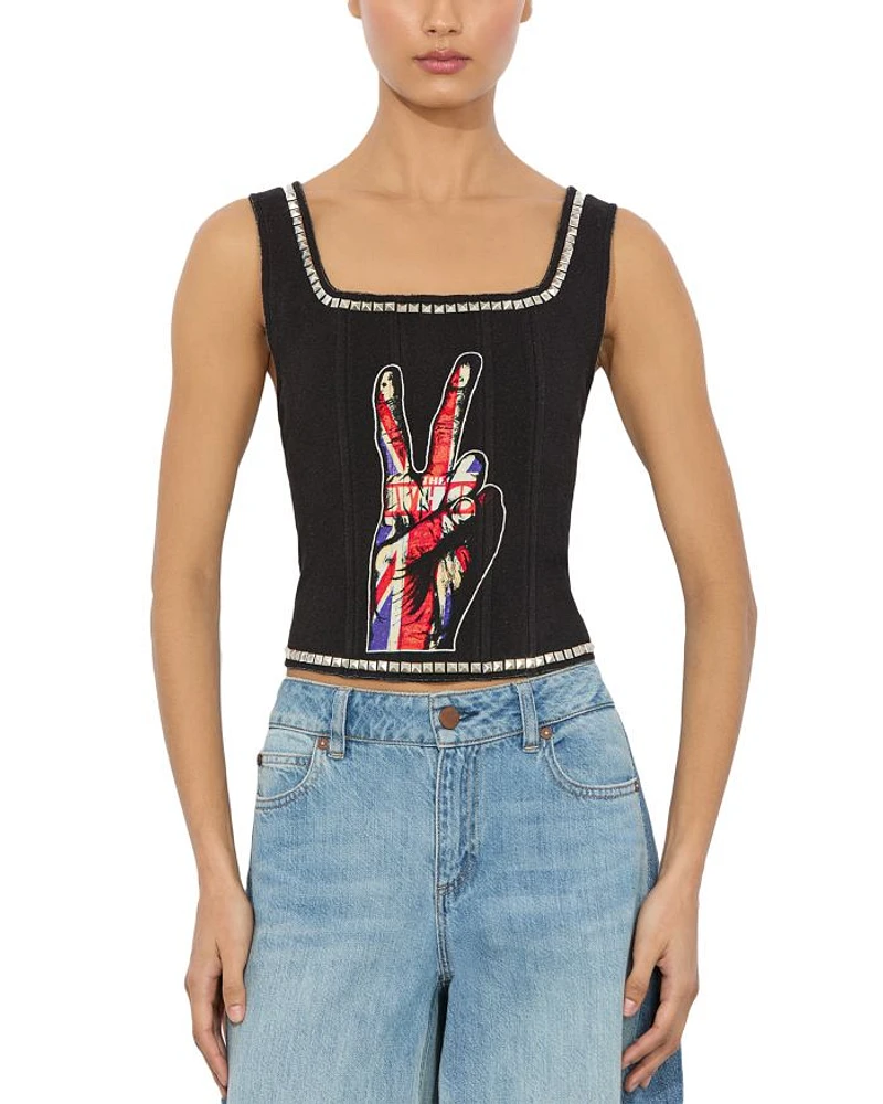 Breslin Corset Top