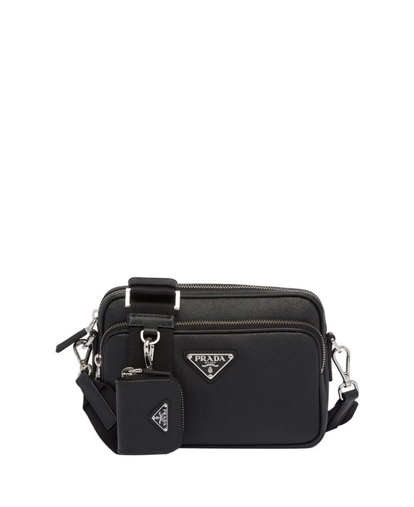 Saffiano Leather Shoulder Bag
