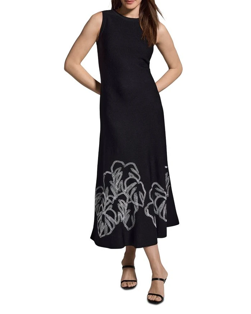 Embroidered Twirl Dress