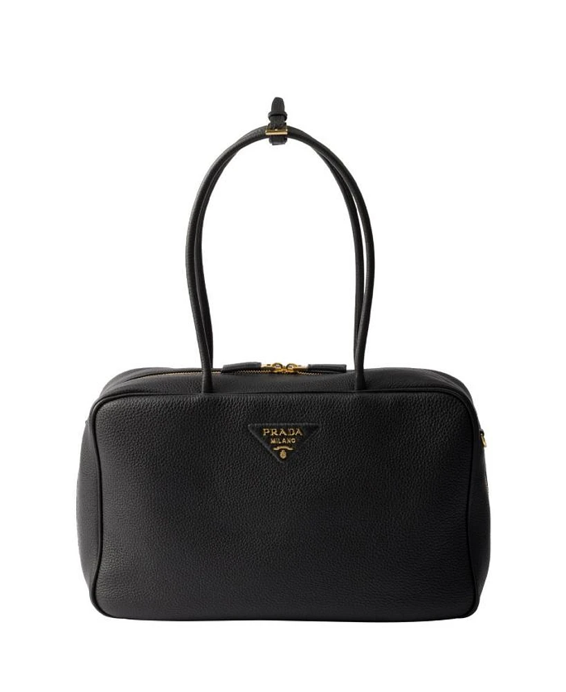 Large Leather Top-Handle Bag
