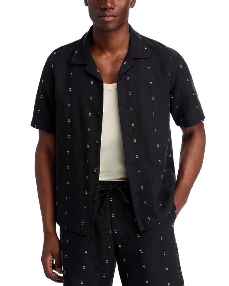 Avery Embroidered Linen Shirt