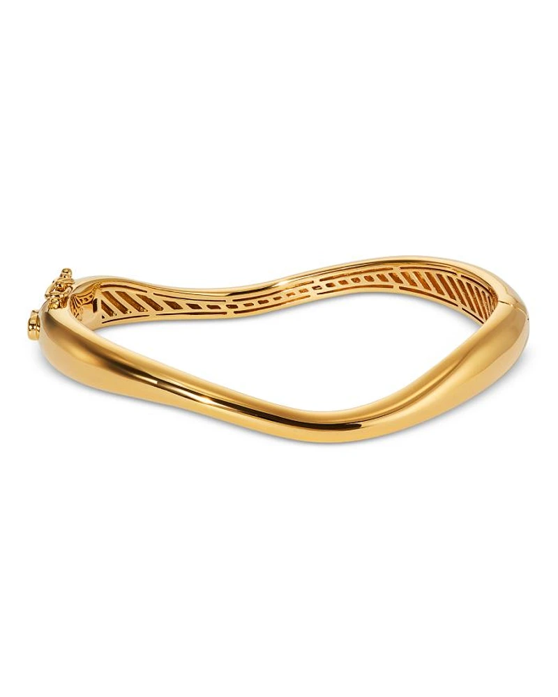 Alma Wavy Bangle Bracelet