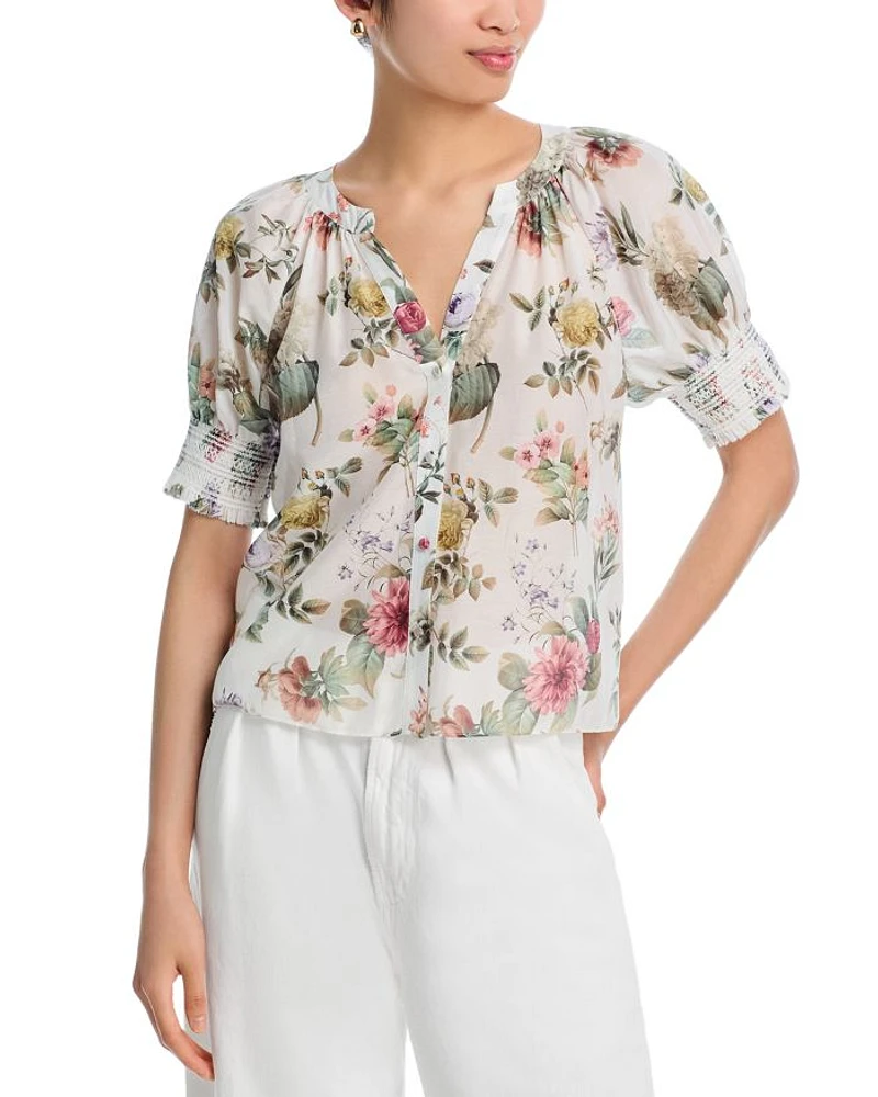 Thalia Puff Sleeve Blouse