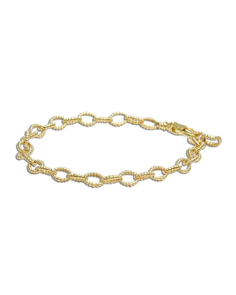 18K Gold Link Bracelet