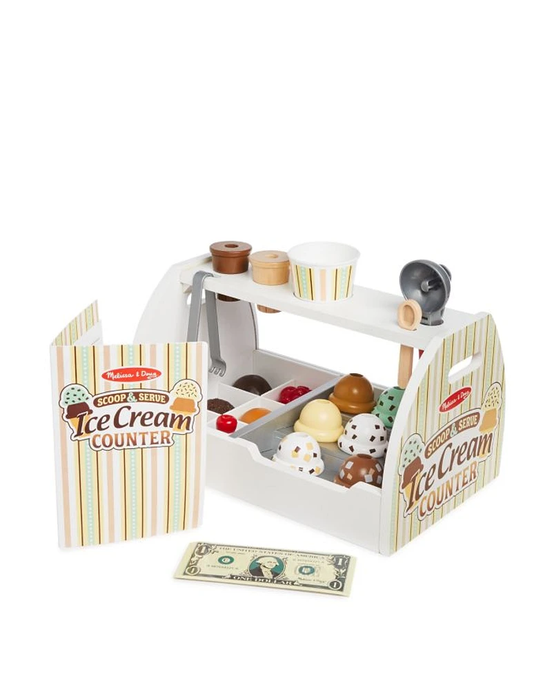 Scoop & Serve Ice Cream Counter Play Set - Ages 3+