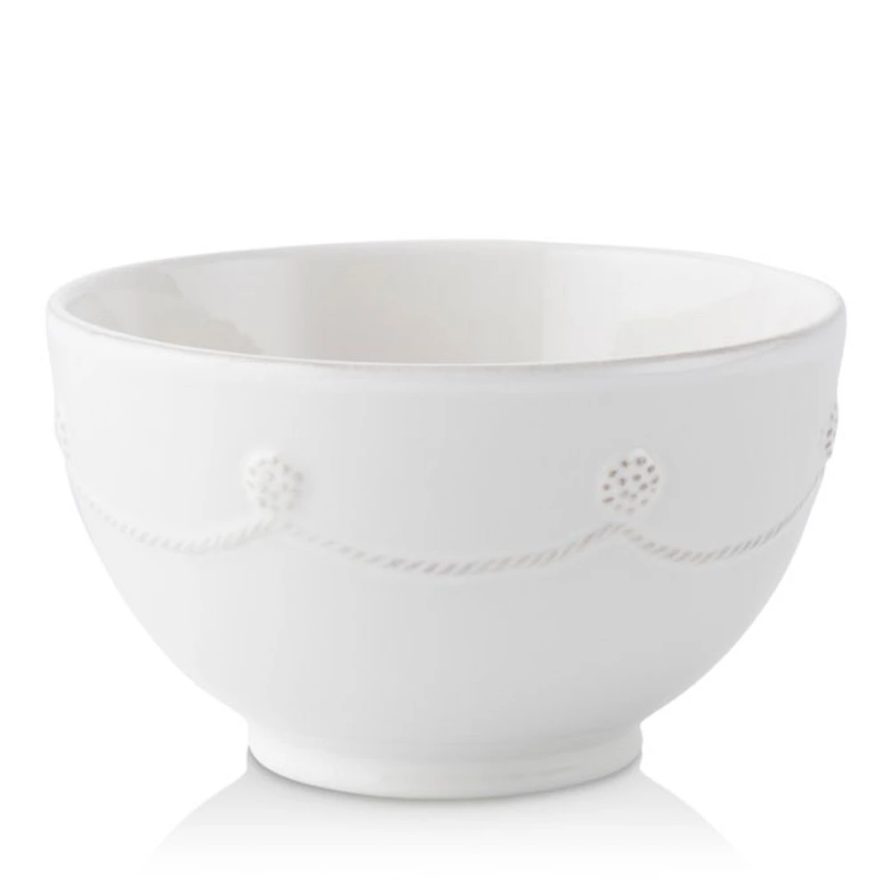 Berry & Thread Cereal/Ice Cream Bowl - Whitewash