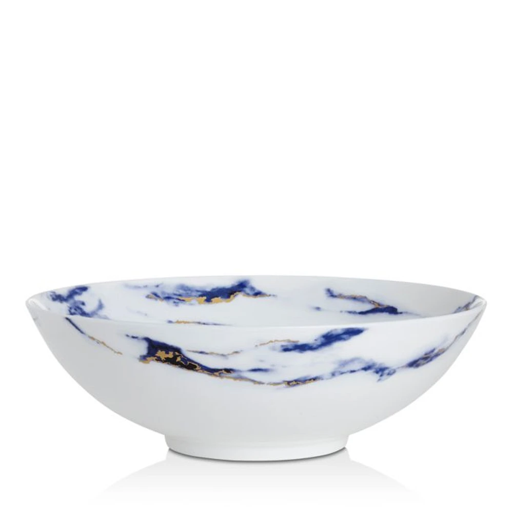 Marble Venice Fog Serving Bowl