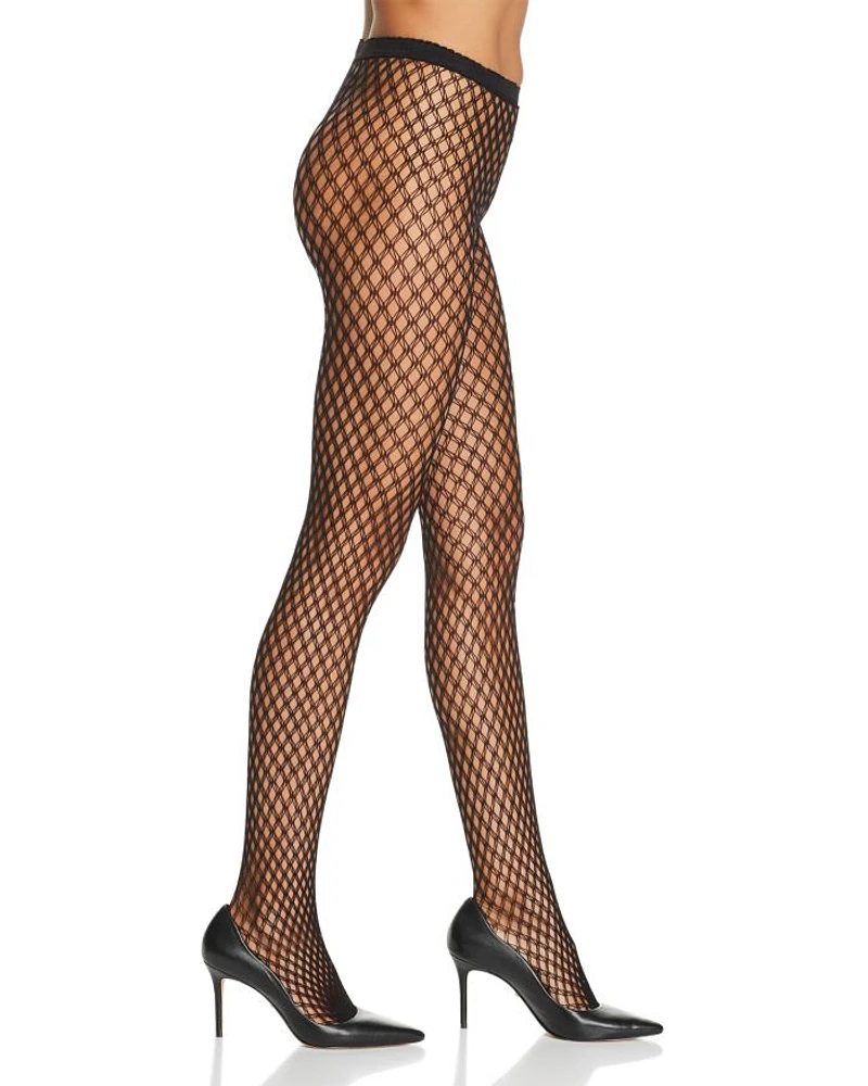 Double Weave Fishnet Tights