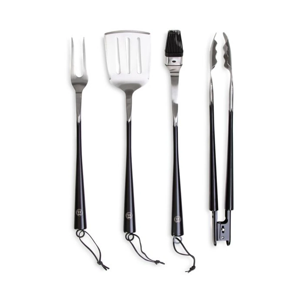 Brothers® BBQ Carbon 6 4-Pc. Grill Set