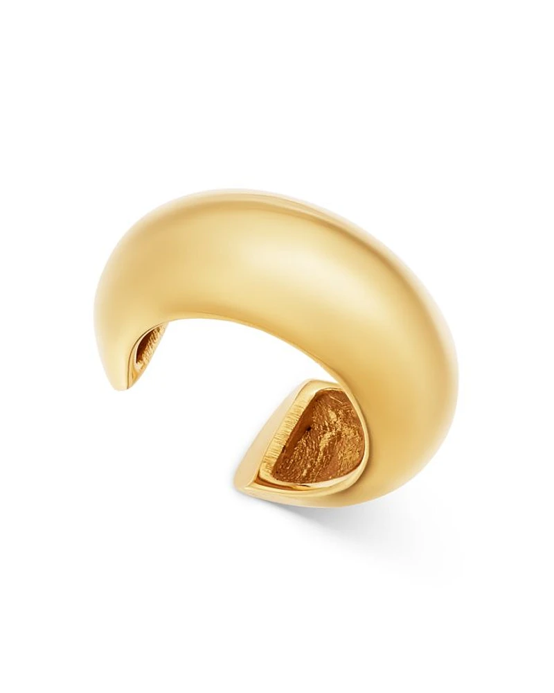14K Yellow Gold Ear Cuff