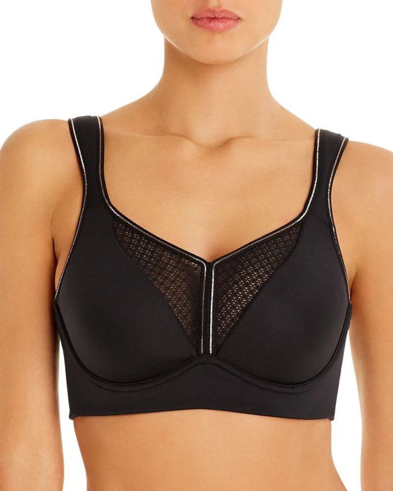 Harmony High Impact Mesh Trim Sports Bra