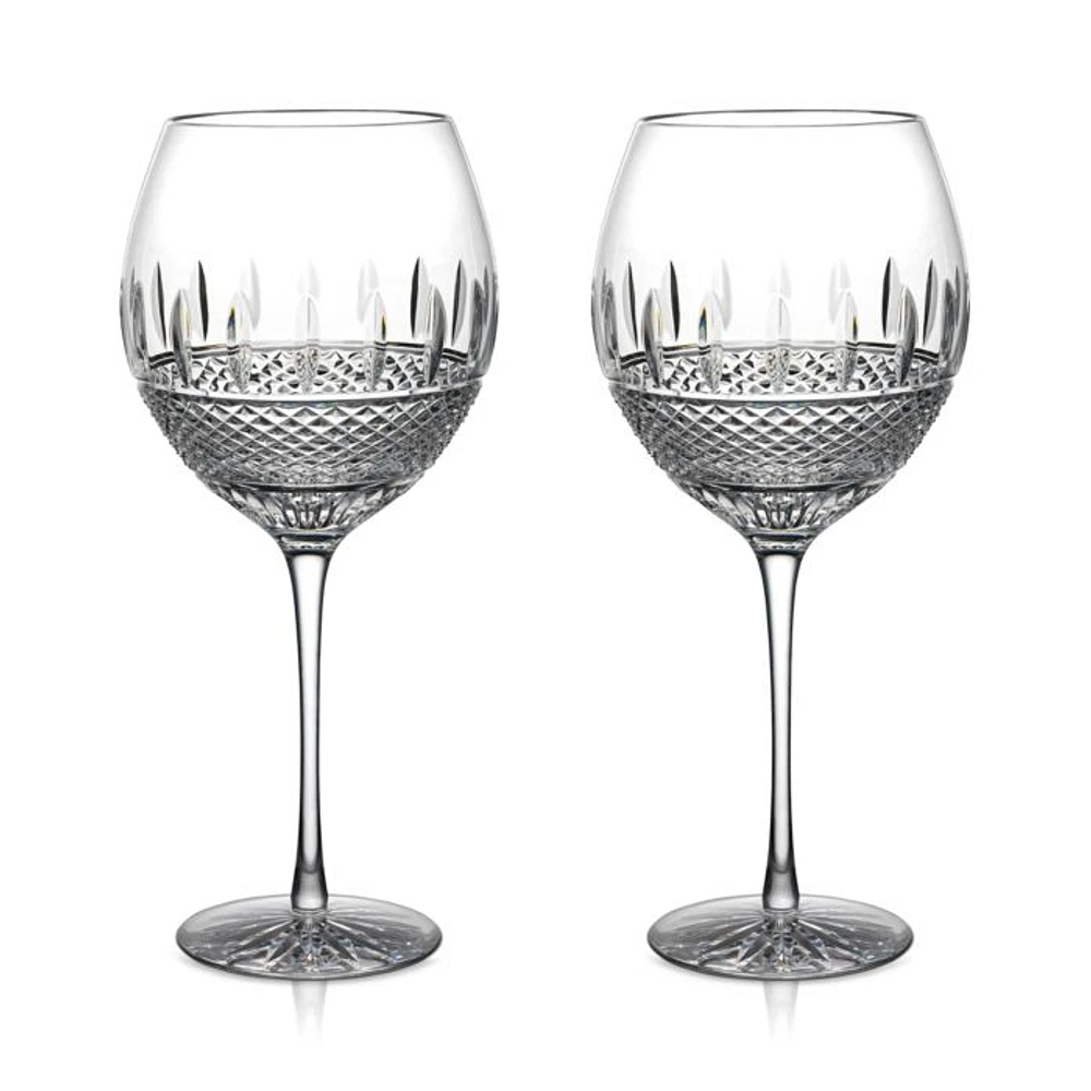 Irish Lace Red Wine Glass, Set of 2