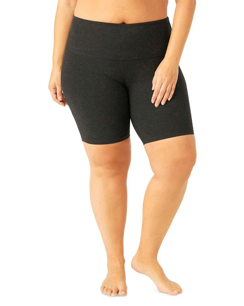 High Waisted Spacedye Biker Shorts