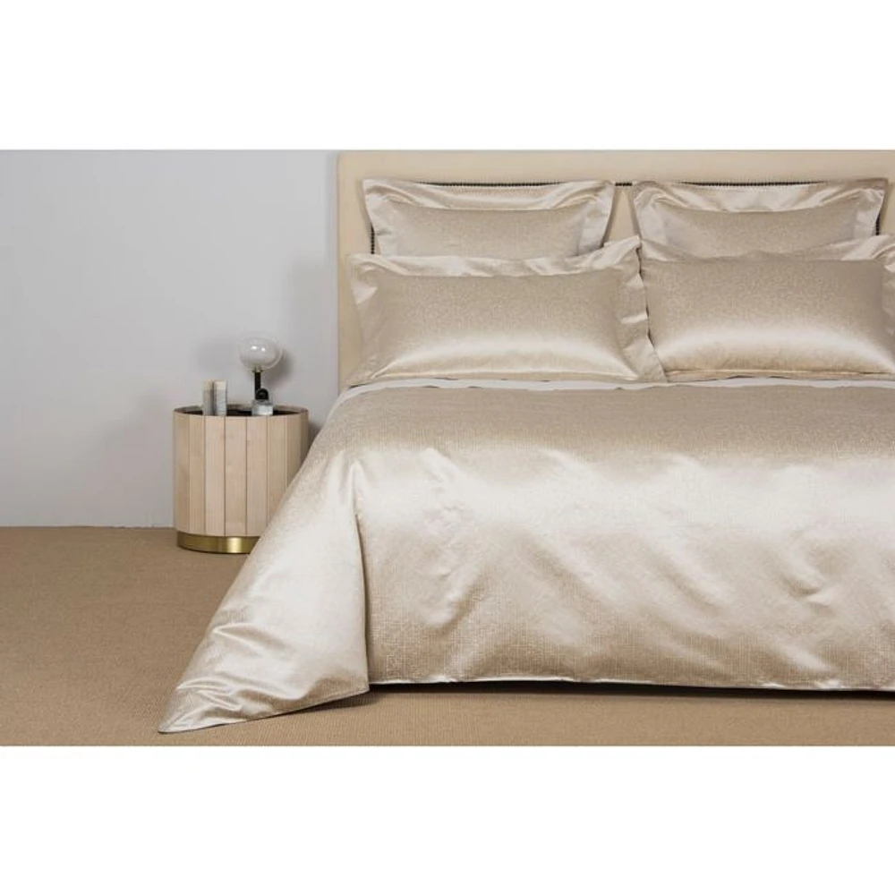 Lux Glowing Weave Duvet Cover, Queen