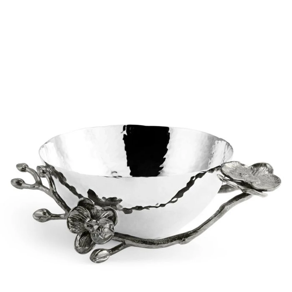 Black Orchid Nut Bowl