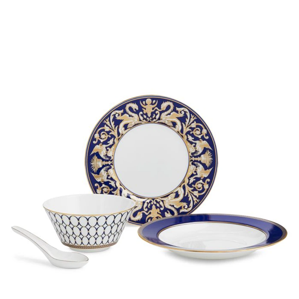 Renaissance Gold Four Piece Place Setting, Set of 2