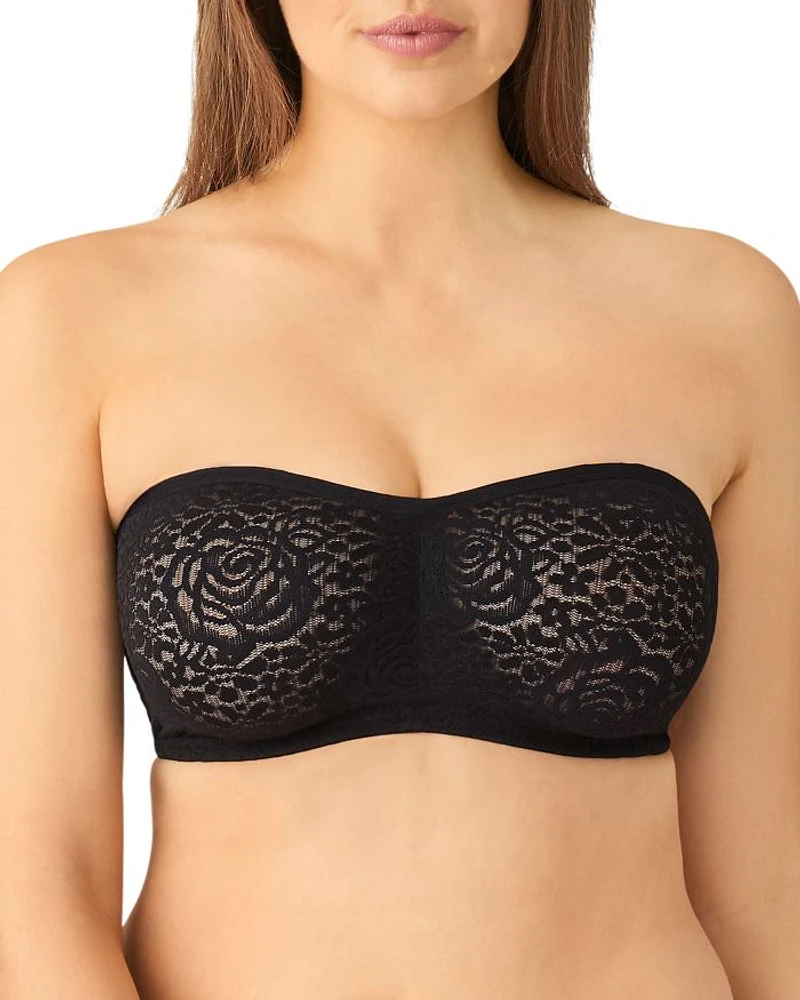 Halo Strapless Lace Bra