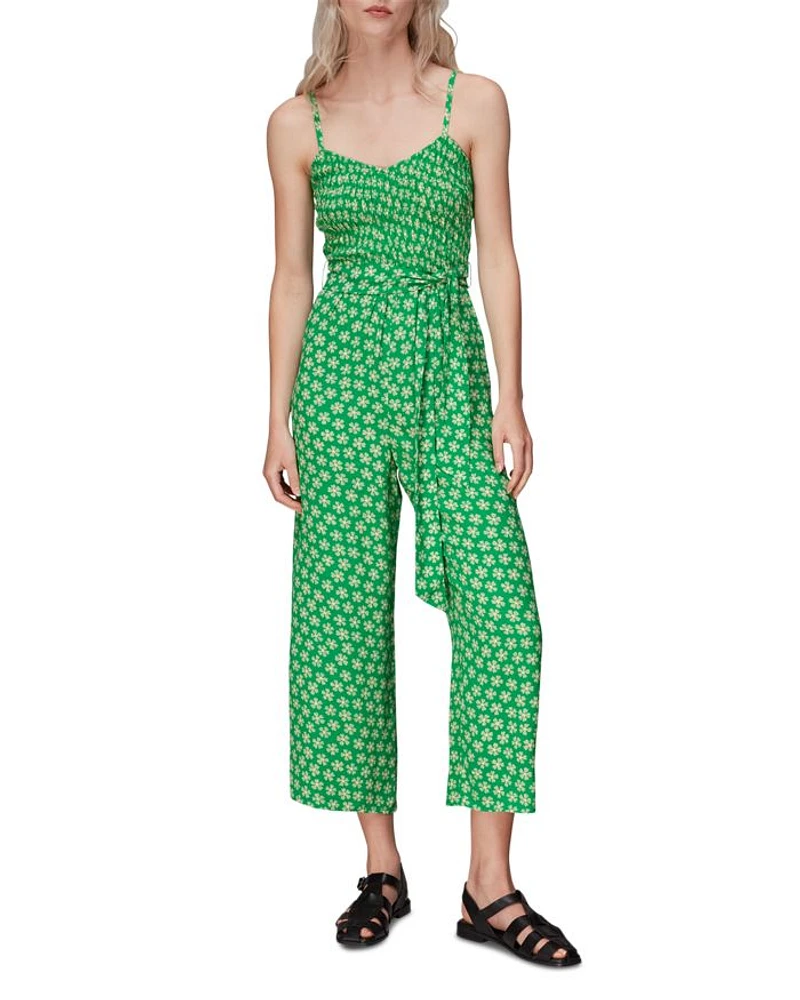 Daisy Check Print Jumpsuit