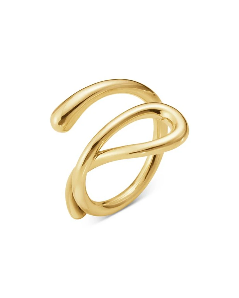 18K Yellow Gold Mercy Swirl Ring