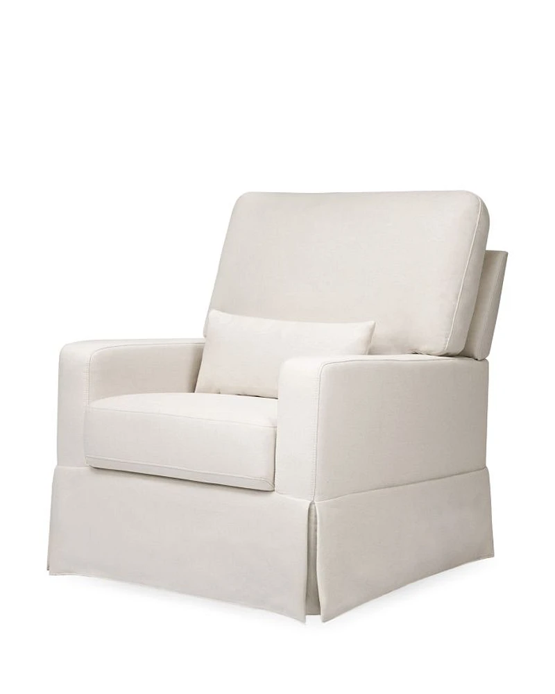 Crawford Pillowback Comfort Swivel Glider in Water Repellent & Stain Resistant Performance Fabric