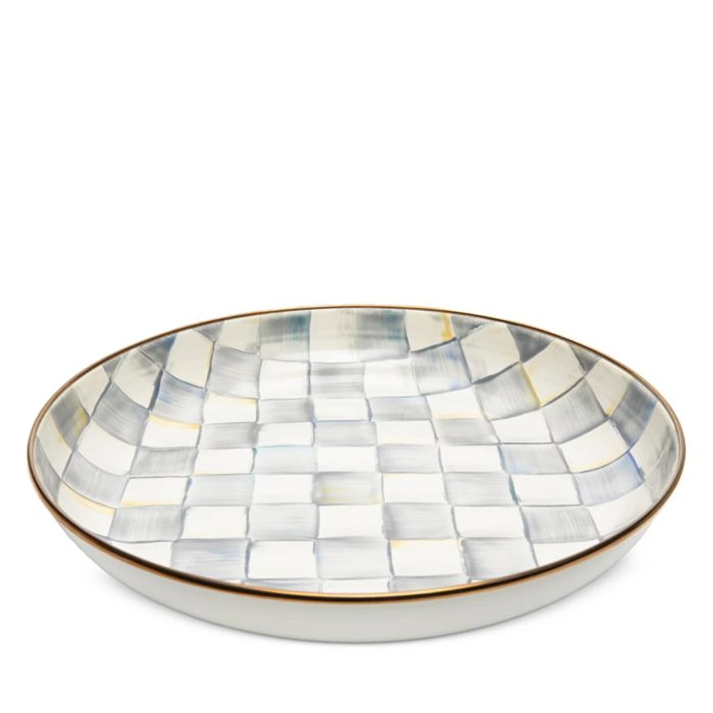 Sterling Check Enamel Abundant Bowl