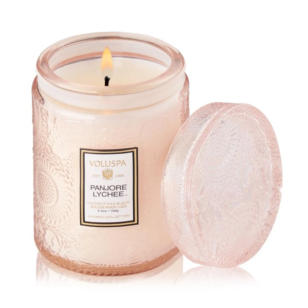 Panjore Lychee Small Jar Candle, 5.5 oz.