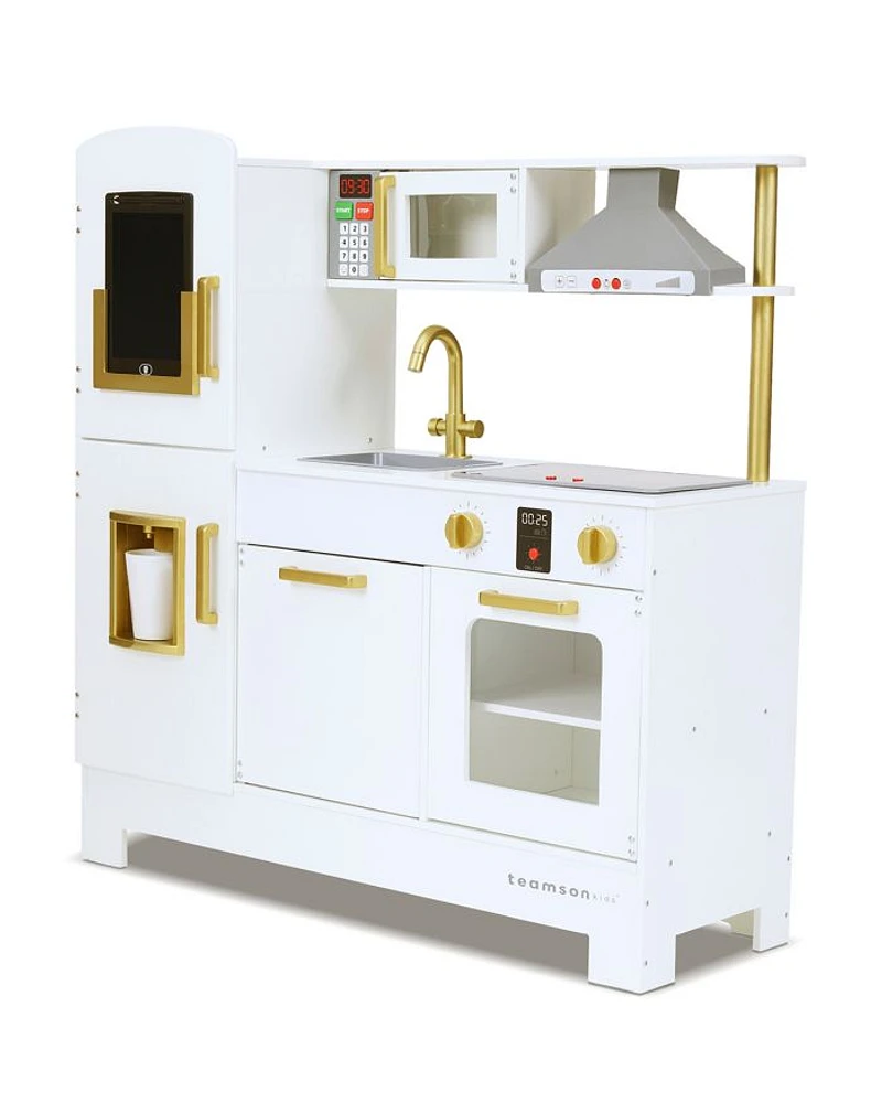 Kids Little Chef Munich Retro Play Kitchen White - Ages 3-7