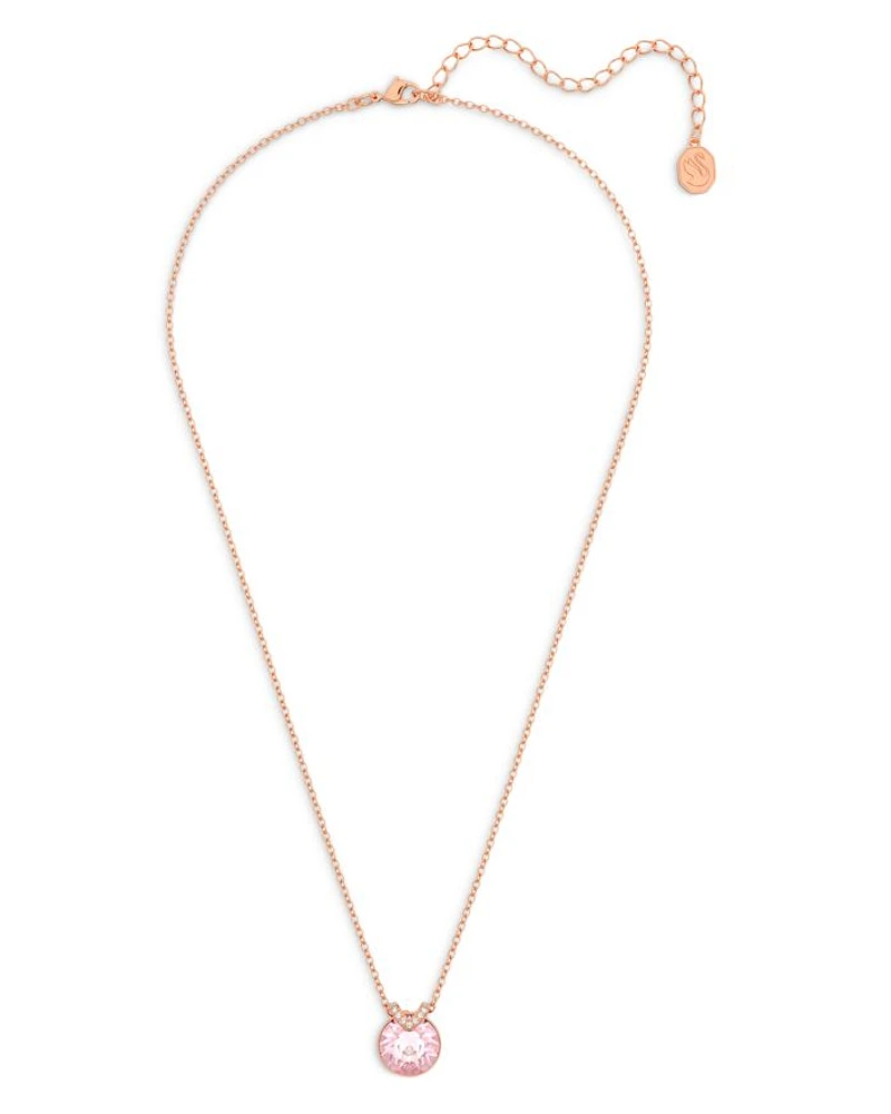 Bella V Crystal Pendant Necklace, 15"-17"