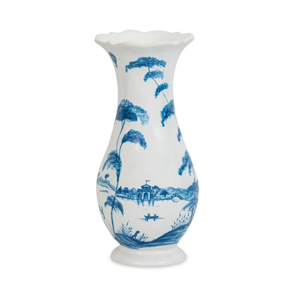 Country Estate Delft Blue 9" Vase