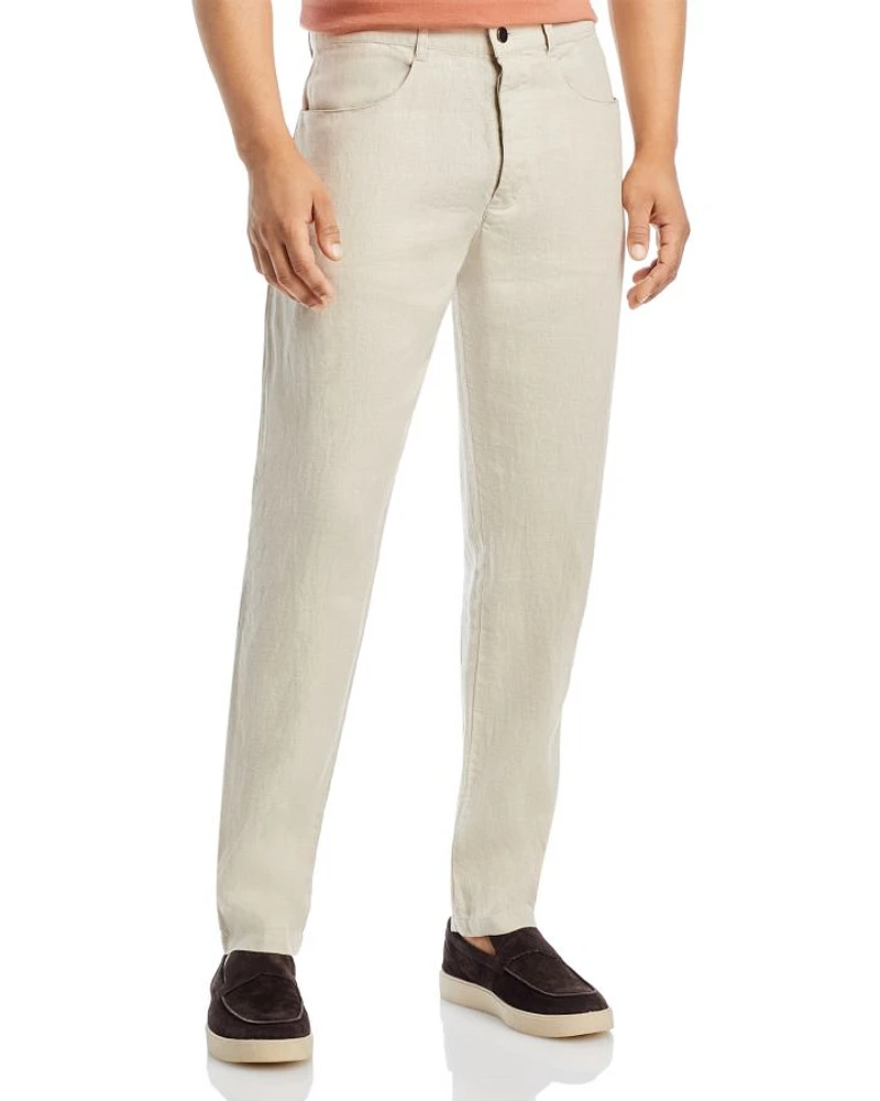 Cham Regular Fit Linen Pants