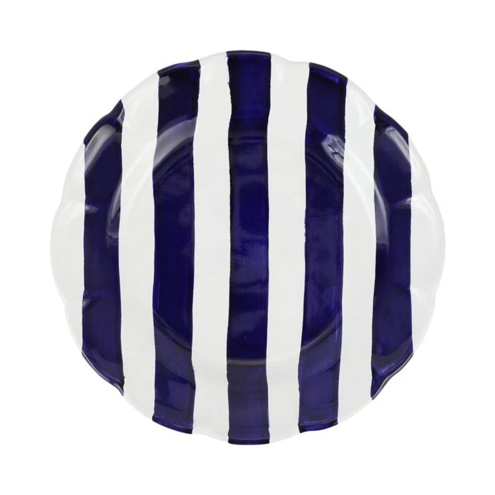 Amalfitana Stripe Salad Plate
