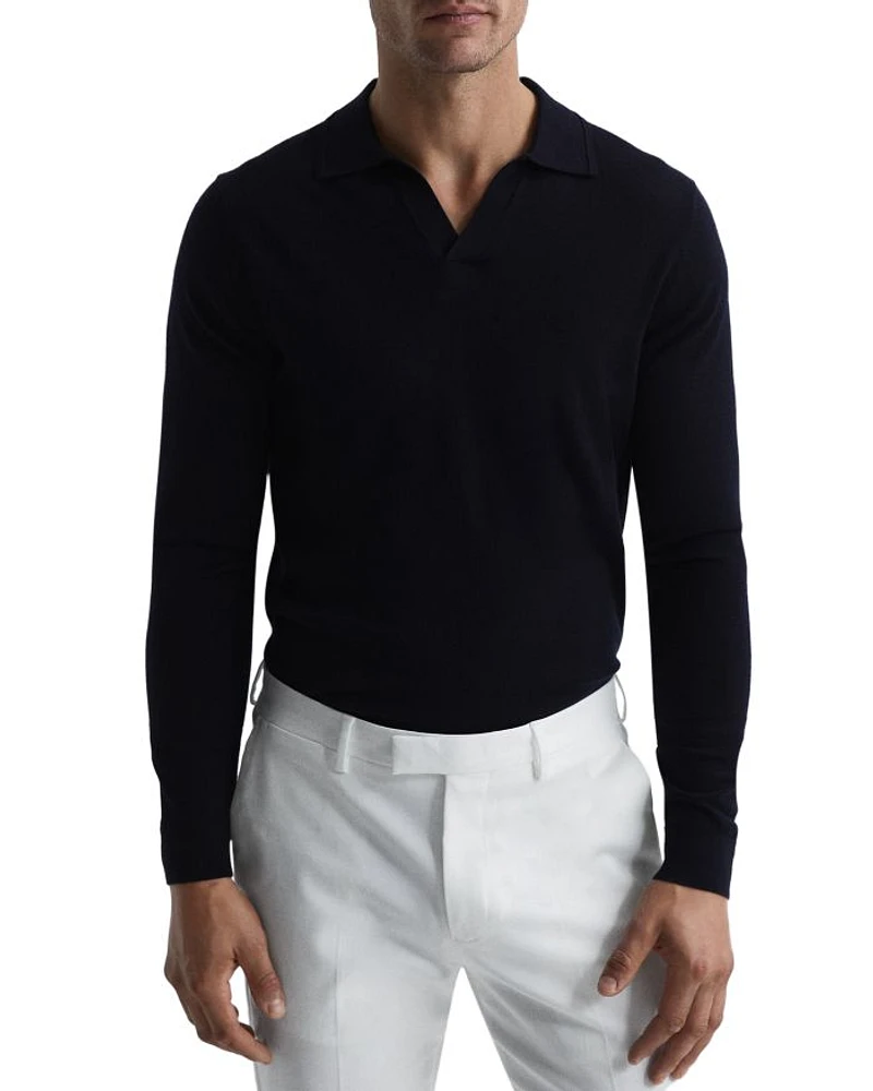 Milburn Long Sleeved Open Collar Sweater