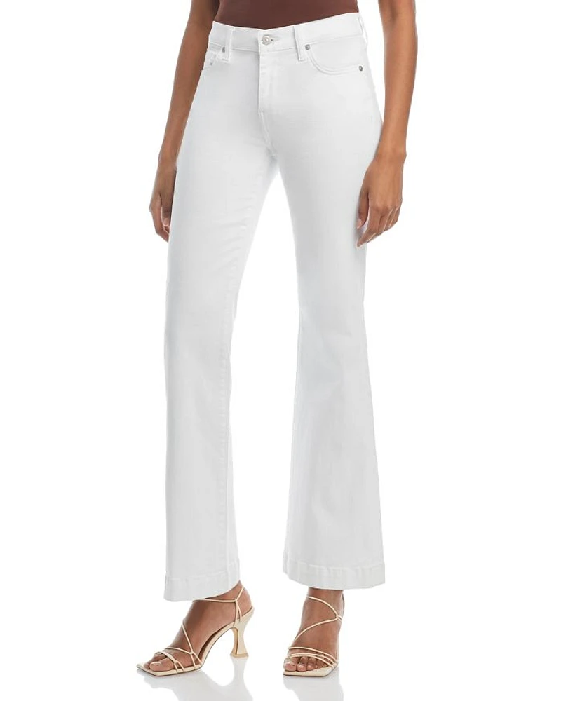 Slim Illusion Dojo High Rise Wide Leg Jeans Luxe White