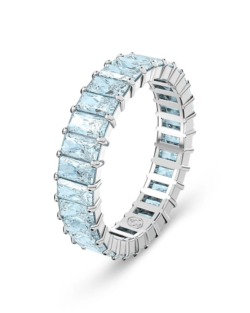 Matrix Baguette Color Crystal Band Ring