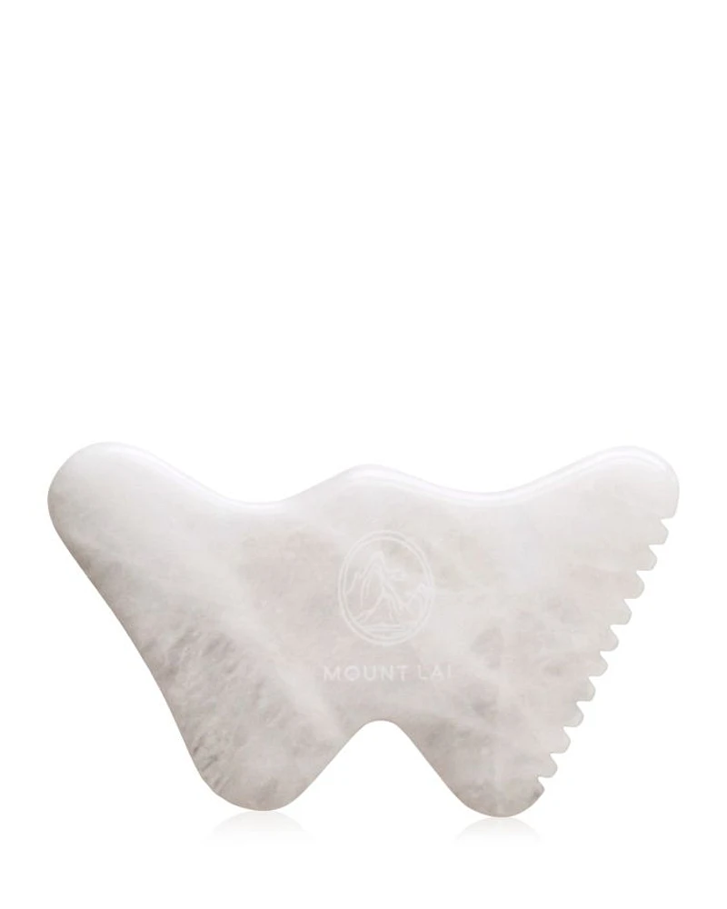 The Vitality Qi White Jade Gua Sha Sculpting Tool
