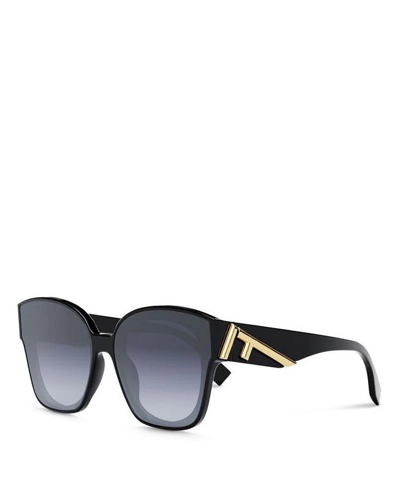Fendi First Square Sunglasses, 63mm