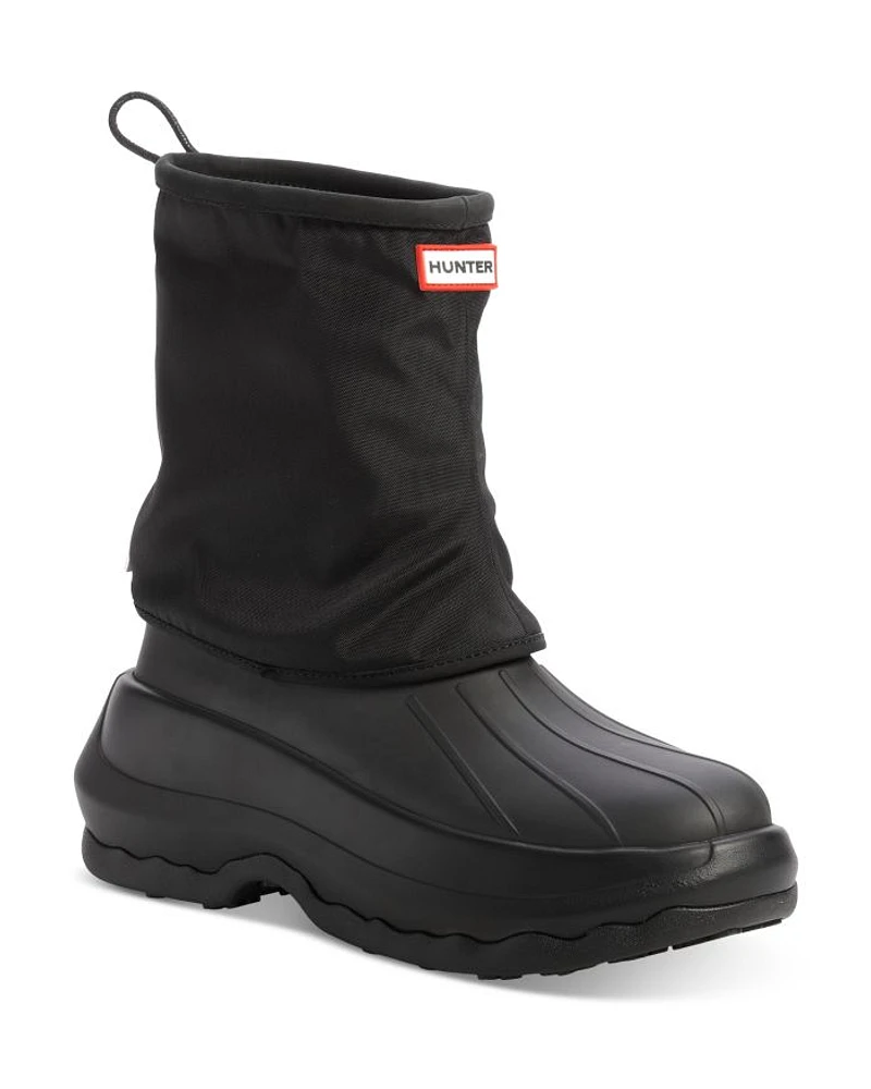 Men's Fleece Lined Removable Gaiter Lace Up Ankle Boots