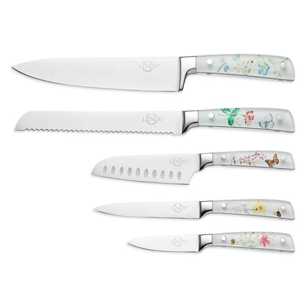 Butterfly Meadow 6-Piece Knife Block Set