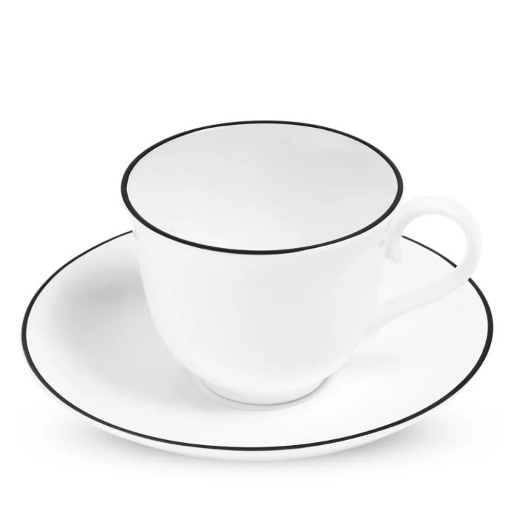 Line Teacup and Saucer